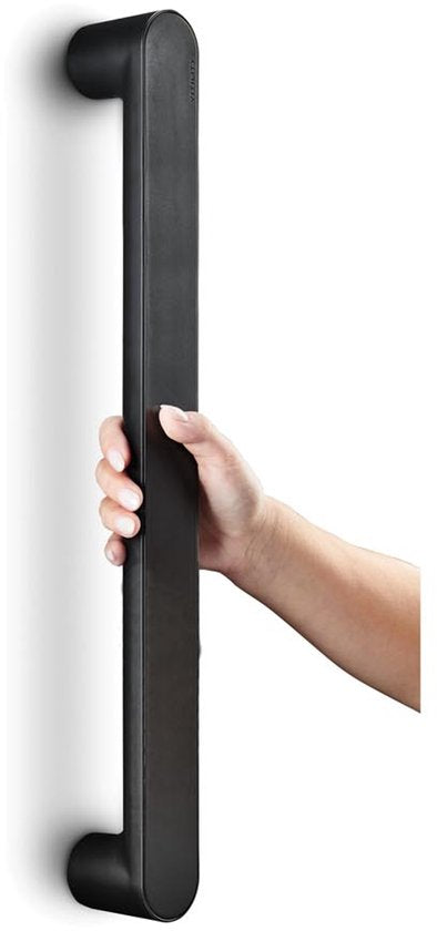 Vitility ID Griff, Badhalterung für Wandmontage, Wandhalterung, Sicherheitshalterung für Bad Dusche Bad WC Treppe, ABS, max. Belastung 150 kg, 55 cm, schwarz