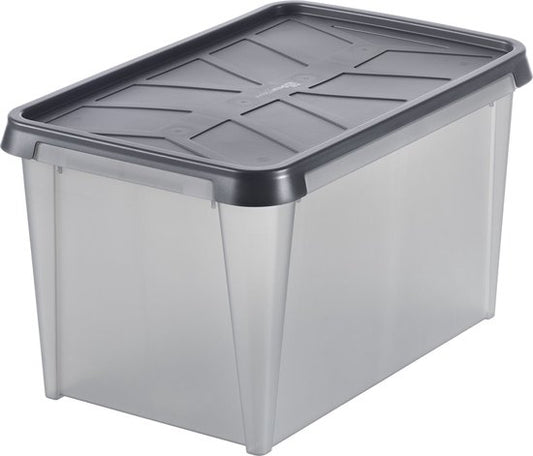 SmartStore - Trocken 45 Aufbewahrungsbox 50 Liter - Polypropylen - Grau