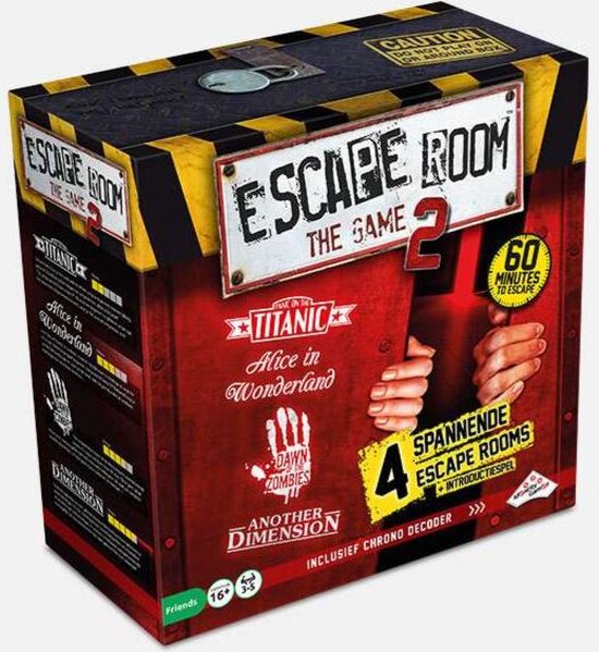 Escape Room The Game Basisspiel 2 – Denksportaufgabe – Inklusive Decoder und 4 Abenteuern