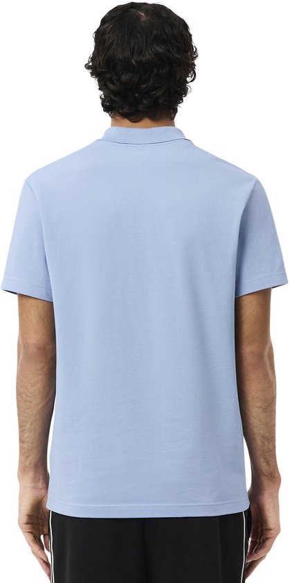 Lacoste Poloshirt, atmungsaktiv, hellblau – Größe L – Herren