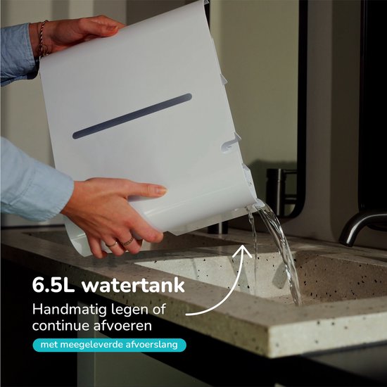 Bloomfold Luftentfeuchter - 16L pro Tag - inkl. Wasch-Trocken-Funktion - geeignet für Wohnzimmer, Schlafzimmer, Keller & Badezimmer - Luftentfeuchter - Weiß