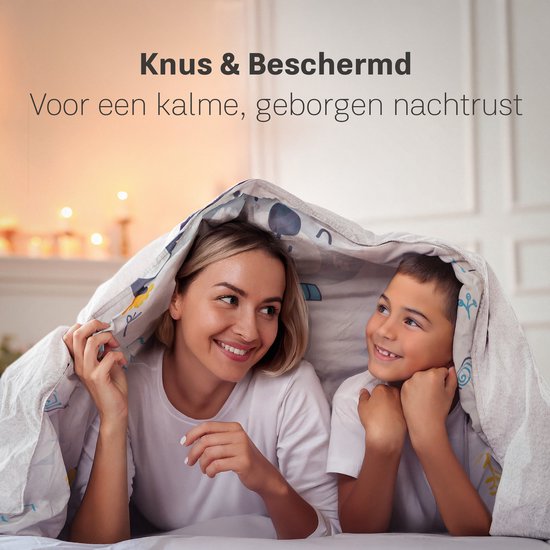 CozySense® Beschwerungsdecke Kind 2,4 kg - Beschwerungsdecke - Beschwerungsdecke mit GLASS-Flow® Druckverteilung - waschbarer Bezug - hypoallergen - für Jungen