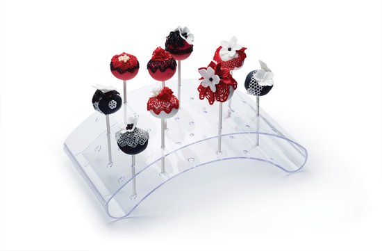 Kitchencraft Cake-pop Stand - 29 X 16 X 9 cm - Acryl - Transparent