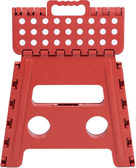 Klappbarer Hocker - Tritt - Stabiler Anti-Rutsch - Platzsparend - Max. 100 kg - Für Küche und Bad