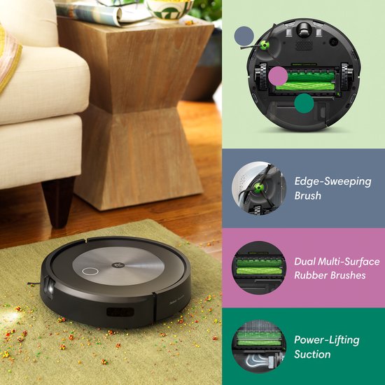 iRobot® Roomba® j7 - Staubsaugerroboter - Objekterkennung und -vermeidung - j7158
