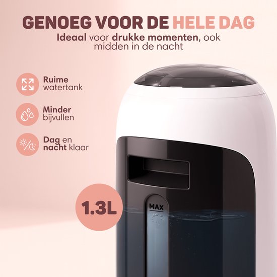 Vulpes Goods® BabyCare - Babyflaschenautomat - Baby Formula Maker PRO - Flaschenfütterungsgerät - Automatische Flaschenmaschine - Babymilchmaschine - Inkl.