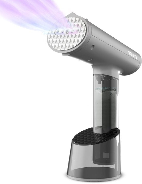 Vivex® Wäschedampfer - Handdampfer für Kleidung - Dampfer - kostenloser Aufsatz + Extra-Behälter