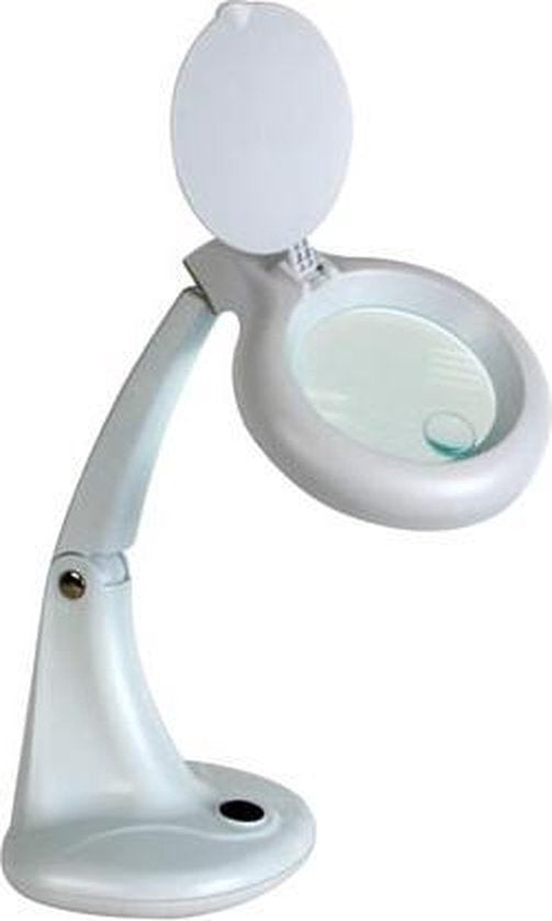 Lupenleuchte 3 + 12 Dioptrien 12 W weiß