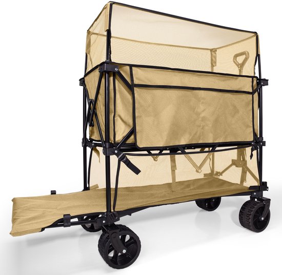 Herr Fold Bolderkar - XXL - faltbar - 400L - Beige
