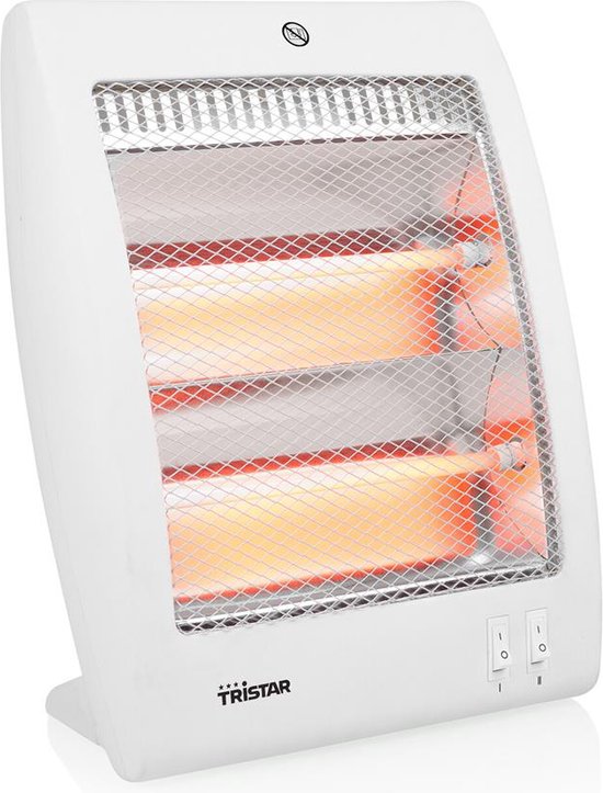Tristar KA-5127 Elektroherd - 2 Einstellungen - Niedrige Wattzahl - Campingkocher 400-800 Watt - Umsturzschutz