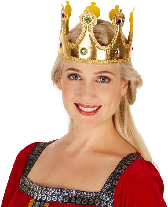 dressforfun - Damenkostüm Queen XXL - verkleiden kostüm halloween verkleiden partykleidung karneval kostüm partykleidung - 301214