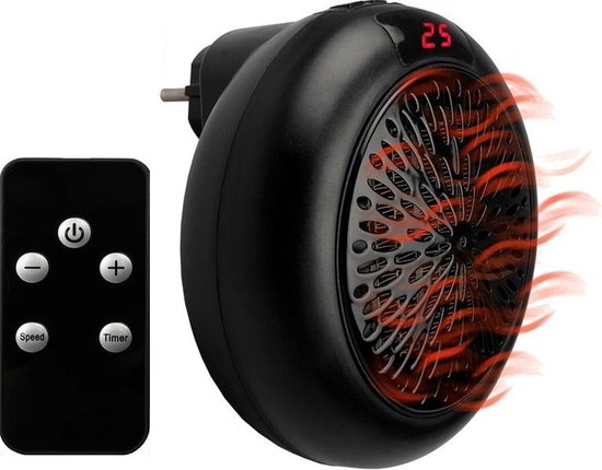 Mini-Elektroheizgerät - mit Fernbedienung