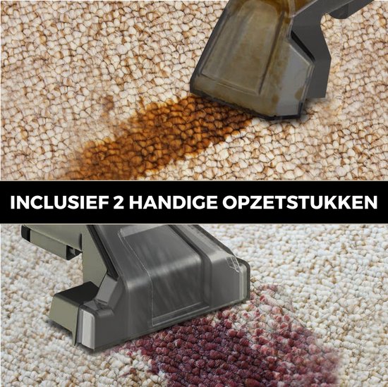 Vonia Teppichreiniger - Fleckenreiniger - Sofareiniger - Reinigungsmaschine - Polsterreiniger - 450W - Grau