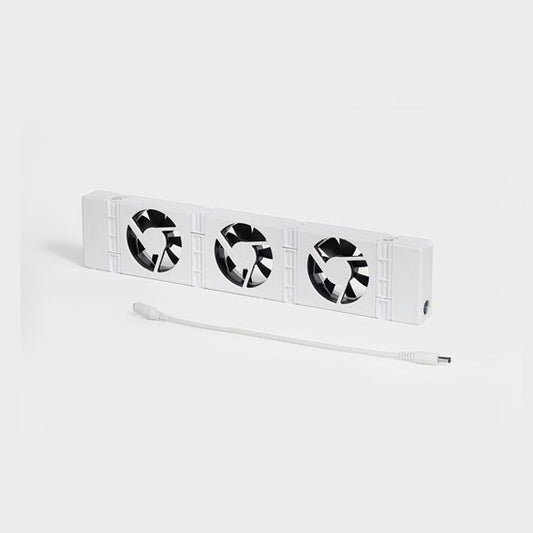 SpeedComfort Heizlüfter Erweiterungsset - Energieeffizient - Wärmt doppelt so schnell - Bis zu 22% Energieeinsparung - Einfach zu installieren - Flüsterleise - Niederländisches Produkt - Weiß
