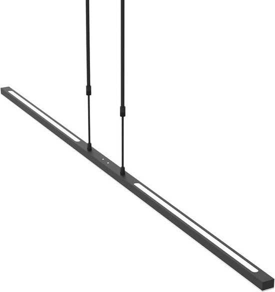 Steinhauer Pendelleuchte Bande - schwarz - Metall - 3320ZW