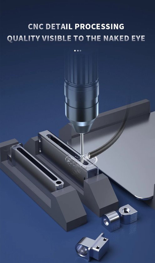Garpex® Laptop-Ständer – Verstellbar & um 360° drehbar – Aluminium – Universell für Geräte von 10 bis 17 Zoll