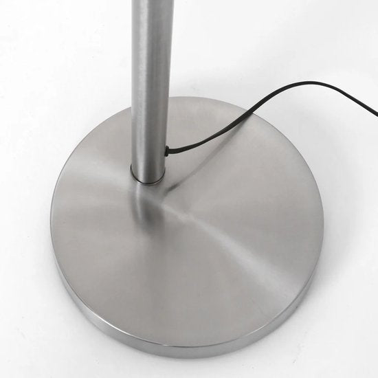 Mexlite Stehleuchte Synna - Schwenkbare, dimmbare LED-Bogenleuchte - Modernes Design - Mit 5 Lichtquellen (4,5W) - 235 cm Kabel - Stahl und Glas
