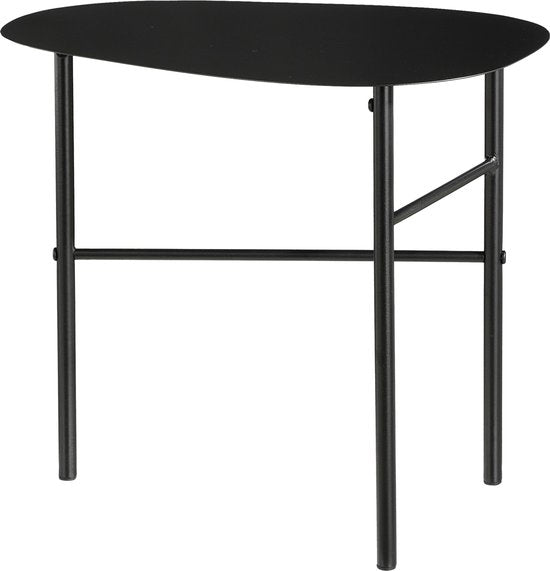 Mica Decorations Fonda Beistelltisch - L44 x B30 x H40 cm - Metall - Schwarz