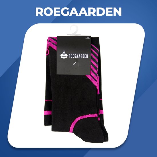 Roegaarden Kompressionssocken - Kompressionssocken - Stützsocken - Größe 40-44 - Pink