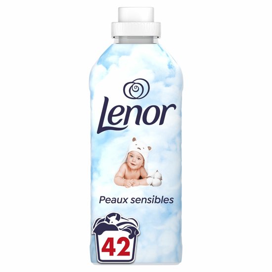 Lenor Weichspüler Sensitive Skin – Hypoallergen – 42 Waschgänge – 882 Ml