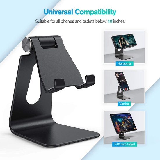 GarpexÂ® Telefonständer - Telefonständer - Telefonhalter Schreibtisch - Telefonhalter - Tablet-Halter - Tablet-Ständer - Tablet-Halter Schreibtisch - Universal - Farbe Gold