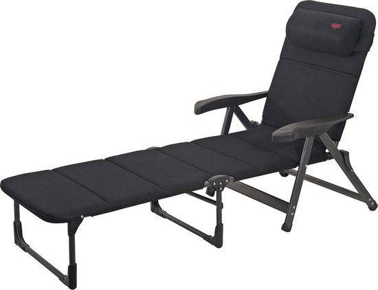 Crespo - Liegestuhl - AP/233 - Air-Deluxe - Schwarz