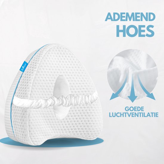 Softsie Kniekissen für das Bett - Beinkissen - Orthopädisches Kniekissen - Seitenschläferkissen