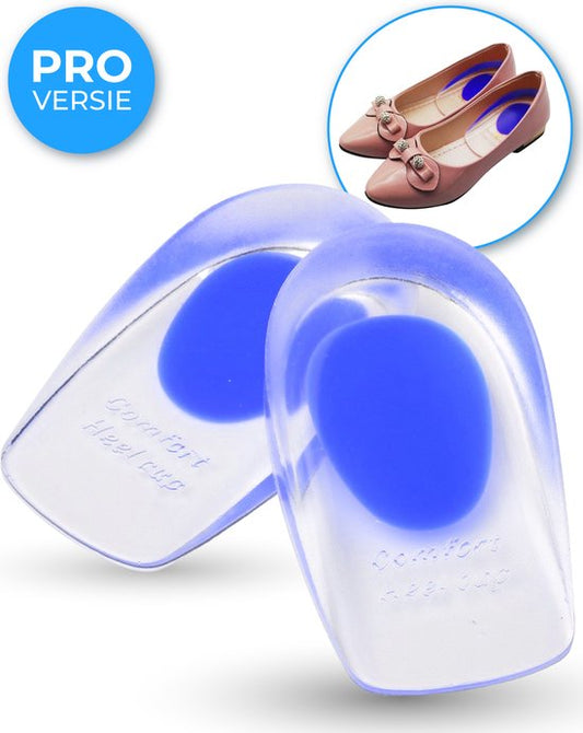 Nuvance - Fersensporn Orthesen - Fersenschoner - Einlagen - Fersensporn - 2 Stück für Größe 39-45 - Blau