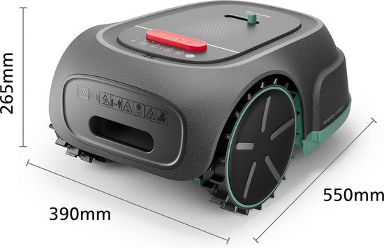 Philips - Mähroboter Serie 3000 - Kreuzmähen - GPS-Kartierung - Intelligentes Mähen - Regensensor - Grau