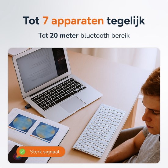 Skoov Bluetooth Adapter für USB - Laptop & PC - Für Maus, Kopfhörer, Tastatur, Lautsprecher etc - Dongle - Stick - Stecker - Sender - Empfänger - Zubehör