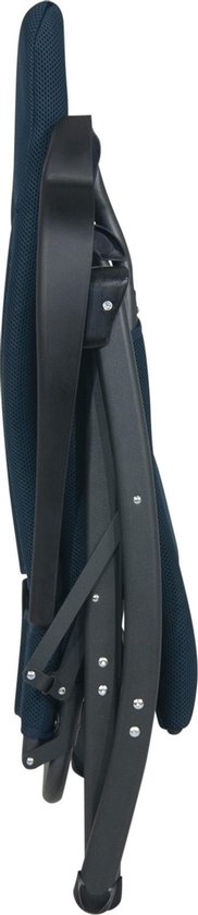 Crespo Relaxchair - AP/242 - Air-Deluxe - Ergonomisch & faltbar - Mit Kissen - Blau