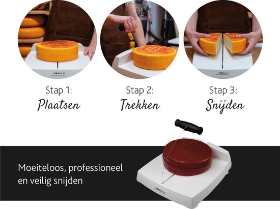 BOSKA Cheese Commander PRO+ - Käseschneider - Profi-Schneider für Weichkäse - Thekengerät - 320x400x125 mm