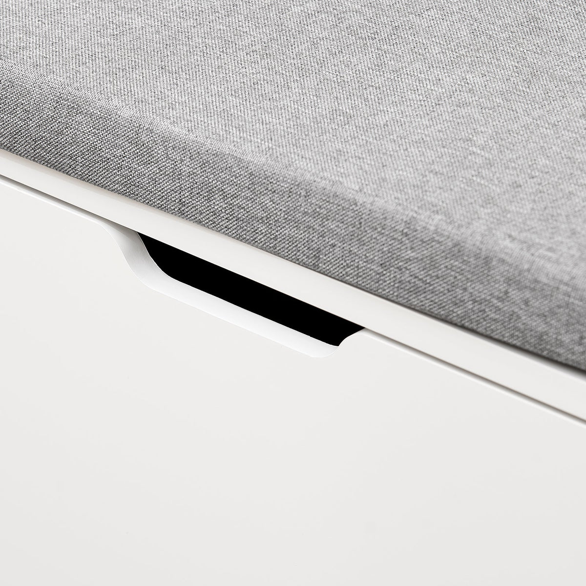 sobuy Schuhschrank Schuhbank FSR151-L-W - 105 x 24 x 52 cm - weiß mit grauem Polster