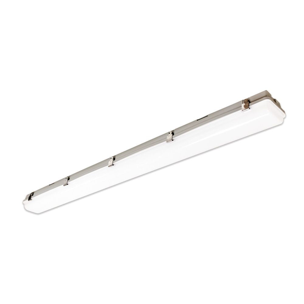 Integral ILBTD044 Toughshell - 4ft - 45 Watt - Außenbereich IP65 - Doppel-LED-Lamellenleuchte mit Mircowave-Sensor