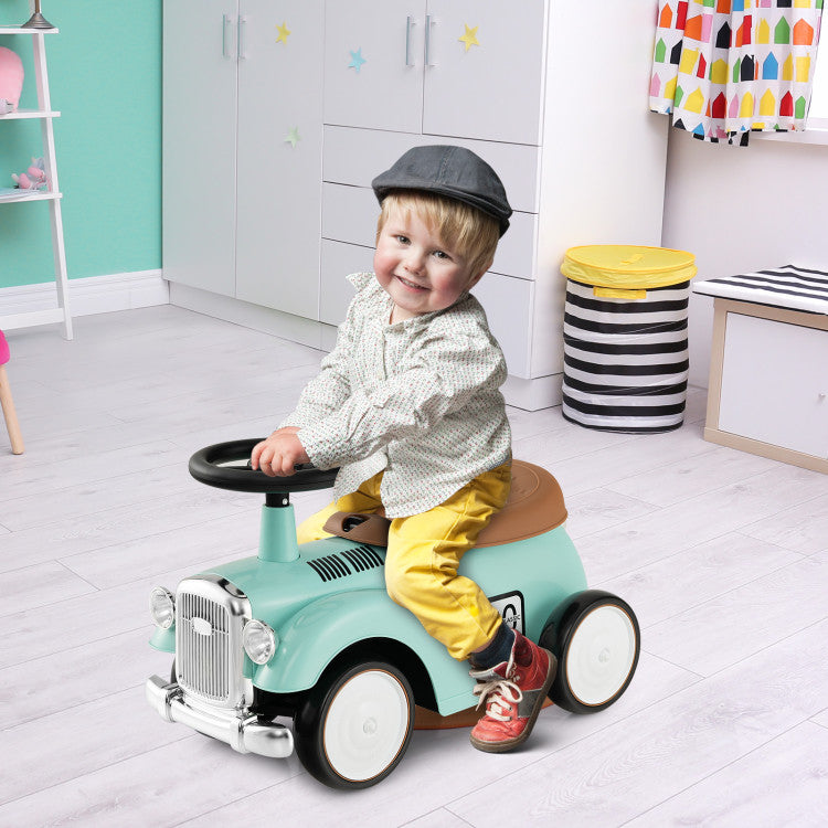 Coast Toy Car - Sichere Lenkung - PP - Max. 25Kg - 58 x 27 x 34 cm - Grün