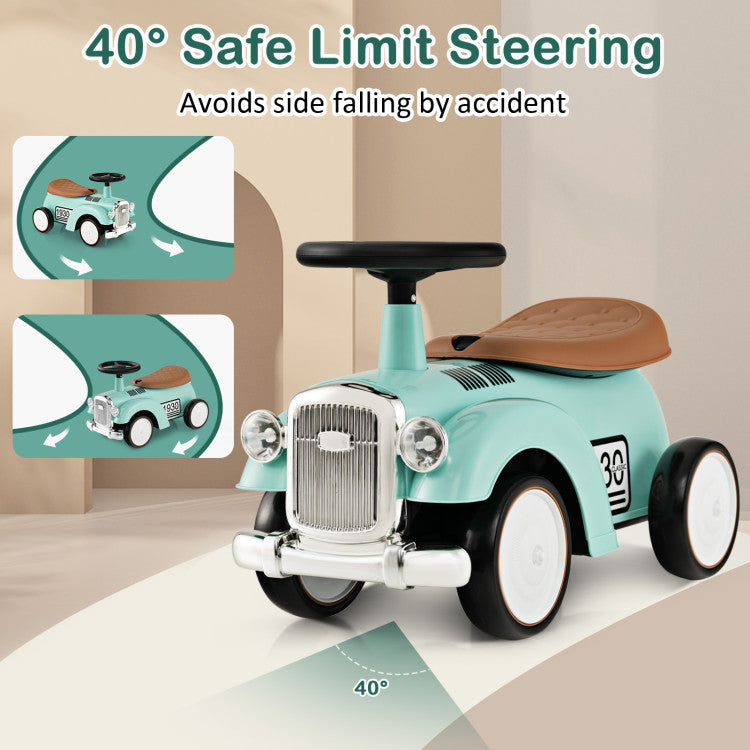 Coast Toy Car - Sichere Lenkung - PP - Max. 25Kg - 58 x 27 x 34 cm - Grün
