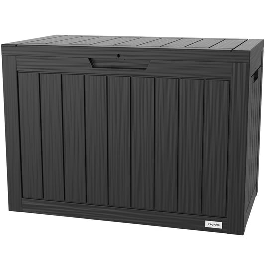 LifeGoods Kissenbox - XS - Kunststoff - 170L - Schwarz