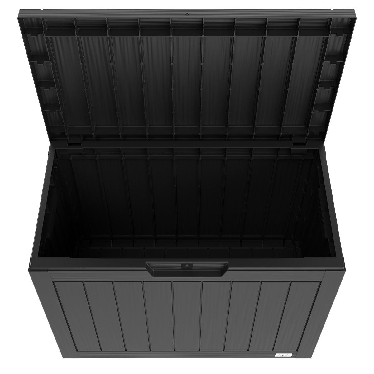 LifeGoods Kissenbox - XS - Kunststoff - 170L - Schwarz