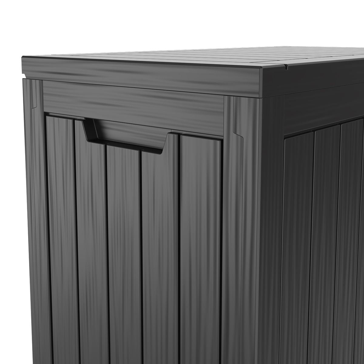 LifeGoods Kissenbox - XS - Kunststoff - 170L - Schwarz