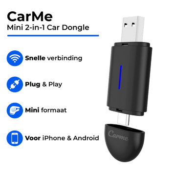 Carme Mini 2-in-1 Auto-Dongle für iPhone & Android