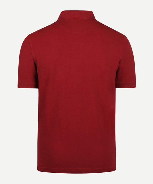 McGregor Klassisches Poloshirt für Herren – Dunkelrot – Größe XL