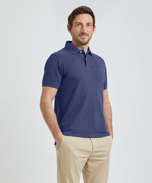 McGregor Klassisches Polohemd Männer - Vintage Blau - XL