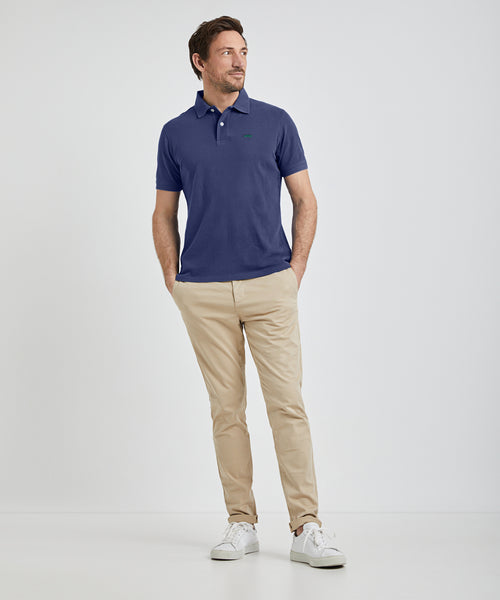 McGregor Klassisches Polohemd Männer - Vintage Blau - XL