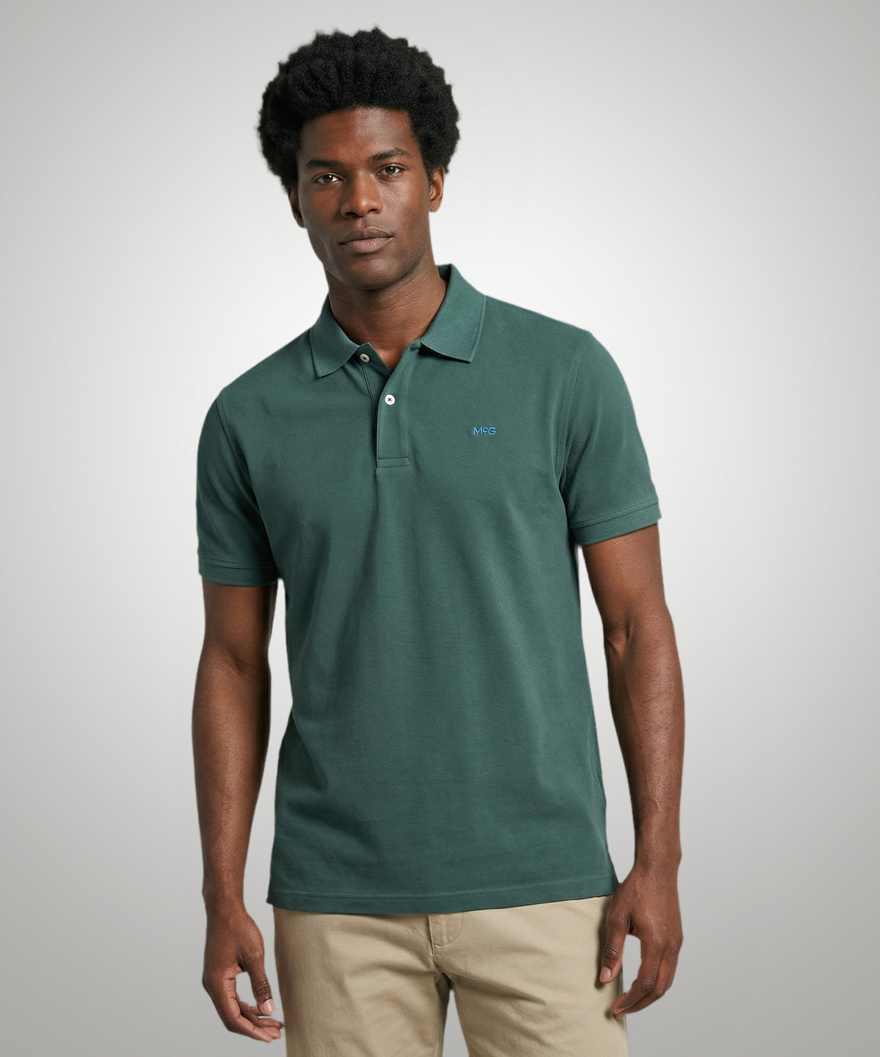 McGregor Klassisches Poloshirt für Herren – Dunkelgrün – XXL