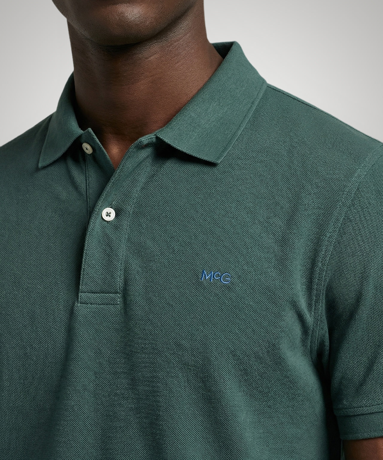 McGregor Klassisches Poloshirt für Herren – Dunkelgrün – XXL