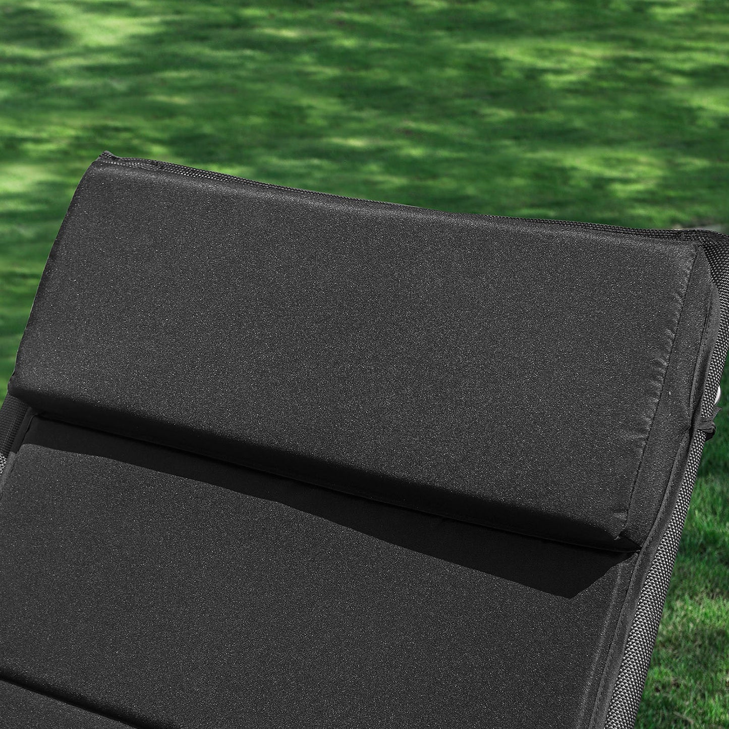 Sobuy Schaukelstuhl OGS28 - ergonomische Liege - 143×57×85 cm - schwarz