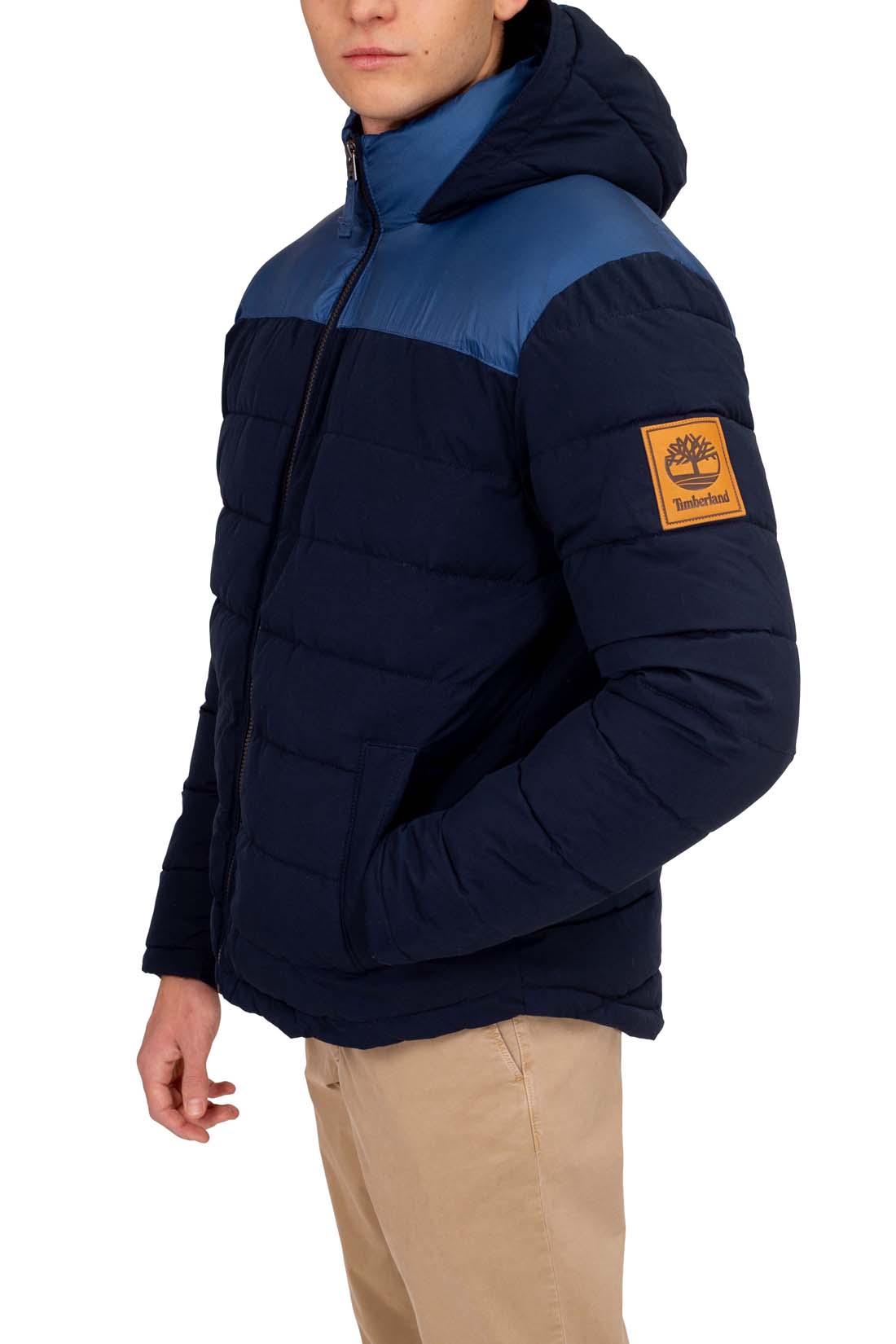 Timberland South Twin Jacke - Marineblau - mit Logo Patch - Größe 3XL