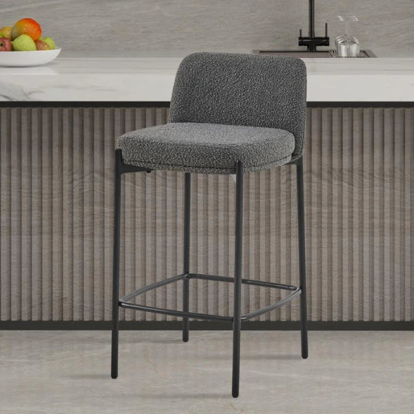 Rousseau Barhocker Ella - H85 x B37 x T42 cm - Grau
