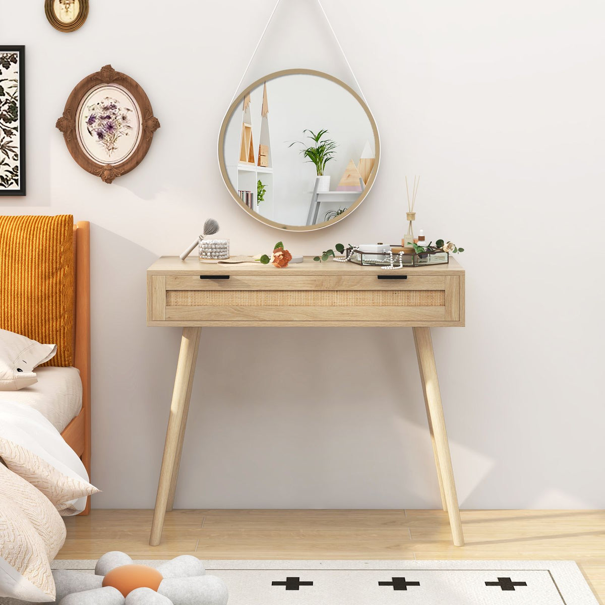 Coast Konsolentisch mit Schublade - Max. 60 kg - 88 x 40 x 77 cm - Naturlook