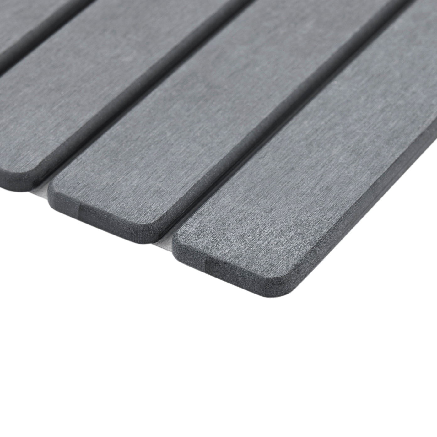 SoBuy Rutschfeste Kieselgur Badematte - 59 x 39 x 1 cm - Grau